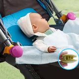 2Pcs Baby Stroller Quilt Blanket Clip Car Seat Cover Clamp Pram Toy Hook Holder