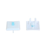 6Pcs 3 Holes Safety Electric Outlet Plug Child Proof Shock Guard Protector Cover