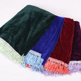 Practical Guzheng Chinese Zither Dust Proof Guard Cover Velvet Tassel Decoration