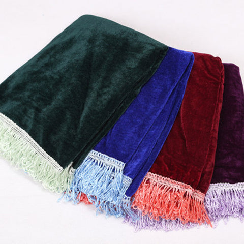 Practical Guzheng Chinese Zither Dust Proof Guard Cover Velvet Tassel Decoration