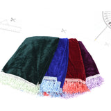 Practical Guzheng Chinese Zither Dust Proof Guard Cover Velvet Tassel Decoration