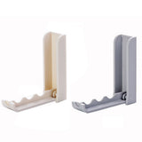 Folding Door Back Space Saving Clothes Hanger Rack Bathroom Bedroom Wall Hook