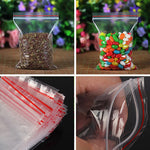 100 Pieces Home Shop Accessories Resealable Thick Seal Reclosable Ziplock Bag