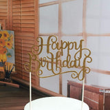 Happy Birthday Letter Cake Topper Decoration for Birthday Party Anniversary