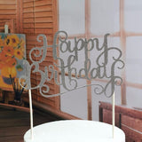 Happy Birthday Letter Cake Topper Decoration for Birthday Party Anniversary