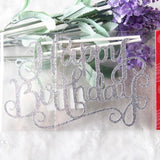 Happy Birthday Letter Cake Topper Decoration for Birthday Party Anniversary