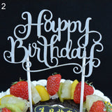Happy Birthday Letter Cake Topper Decoration for Birthday Party Anniversary