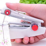 Portable Needlework Cordless Mini Hand-Held Clothes Fabrics Sewing Machine