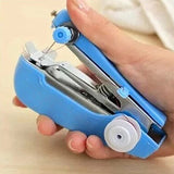 Portable Needlework Cordless Mini Hand-Held Clothes Fabrics Sewing Machine