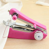 Portable Needlework Cordless Mini Hand-Held Clothes Fabrics Sewing Machine