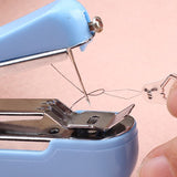 Portable Needlework Cordless Mini Hand-Held Clothes Fabrics Sewing Machine