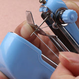 Portable Needlework Cordless Mini Hand-Held Clothes Fabrics Sewing Machine