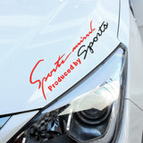 Reflective Scratch Coverage Light Brow Car Sticker Decals Vehicle Decoration