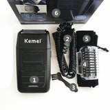 Rechargeable Cordless Shaver for Men Twin Blade Reciprocating Beard Razor Face Care Multifunction Strong Trimmer