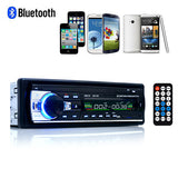 Car FM Radio Bluetooth 1 DIN In Dash 12V SD/USB Aux Input FM Stereo Head Unit