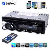 Car FM Radio Bluetooth 1 DIN In Dash 12V SD/USB Aux Input FM Stereo Head Unit