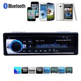 Car FM Radio Bluetooth 1 DIN In Dash 12V SD/USB Aux Input FM Stereo Head Unit