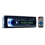 Car FM Radio Bluetooth 1 DIN In Dash 12V SD/USB Aux Input FM Stereo Head Unit