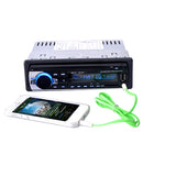Car FM Radio Bluetooth 1 DIN In Dash 12V SD/USB Aux Input FM Stereo Head Unit