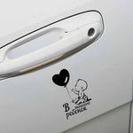 15x9.6cm Cute Balloon Baby In Car Styling Vinyl Decal Window Sticker Accessories