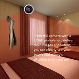 Home Hidden Pinhole Clothes Hook Camera Motion Detection Audio Video Recorder