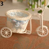 Tricycle Bike Flower Basket Plant Stand Holder Wedding Party Home Tabletop Decor