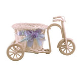 Tricycle Bike Flower Basket Plant Stand Holder Wedding Party Home Tabletop Decor