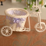 Tricycle Bike Flower Basket Plant Stand Holder Wedding Party Home Tabletop Decor