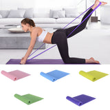 Yoga Tension Fitness Equipment Band Elastic Strength Train Resistance TPE Strap