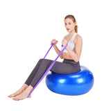 Yoga Tension Fitness Equipment Band Elastic Strength Train Resistance TPE Strap
