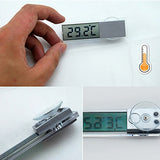 LCD Digital Temperature Meter Indoor Outdoor Suction Cup Car Auto Thermometer