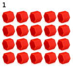 20 Pcs 19mm Silicone Car Wheel Nut Screw Cover Car Rims Exterior Bolt Caps
