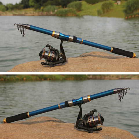 2.1m Telescopic Portable Carbon Fiber Durable Outdoor Boat Sea Fishing Rod