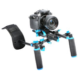 Camera Stabilizer Dual Handle Shoulder Mount Support Kit for DSLR Video Camera - ENSEIGNE DENIS