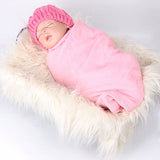 Faux Fur Photography Photo Prop Baby Newborn Blanket Background Backdrop Rug