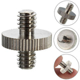 1/4 Male to 1/4 Male Threaded Camera Screw Adapter for Tripod Mount Holder