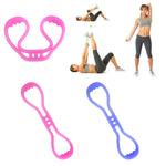 8-Shape Elastic Tension Rope Fitness Exercise Yoga Stretching Resistance Band