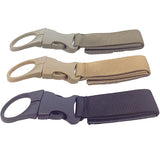 Outdoor Military Nylon Key Hook Hanging Belt Clip Kits Webbing Molle Buckle