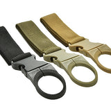 Outdoor Military Nylon Key Hook Hanging Belt Clip Kits Webbing Molle Buckle