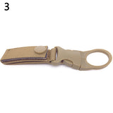 Outdoor Military Nylon Key Hook Hanging Belt Clip Kits Webbing Molle Buckle