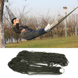 Nylon Hammock Garden Yard Hanging Mesh Net Sleeping Bed for Outdoor Camping
