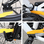 6Pcs Hose Pipe Crankset Tire Cleaning Brush Set for Road Bicycle/MTB/ATV/BMX