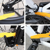 6Pcs Hose Pipe Crankset Tire Cleaning Brush Set for Road Bicycle/MTB/ATV/BMX