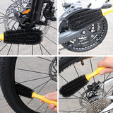 6Pcs Hose Pipe Crankset Tire Cleaning Brush Set for Road Bicycle/MTB/ATV/BMX