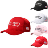 Make America Great Again Flag Embroidery Baseball Cap President Election Sun Hat