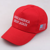 Make America Great Again Flag Embroidery Baseball Cap President Election Sun Hat