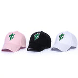 Cactus Pineapple Embroidery Dad Hat Unconstructed Fashion Unisex Baseball Cap - ENSEIGNE DENIS