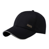 Men Chic Solid Color Baseball Cap Hip-Hop Adjustable B-boy Snapback Outdoor Hat