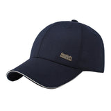 Men Chic Solid Color Baseball Cap Hip-Hop Adjustable B-boy Snapback Outdoor Hat