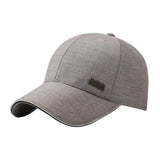 Men Chic Solid Color Baseball Cap Hip-Hop Adjustable B-boy Snapback Outdoor Hat